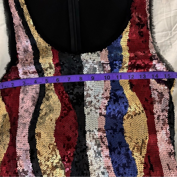 Rachel Roy  Sequin Dress Sz Medium - Picture 5 of 6